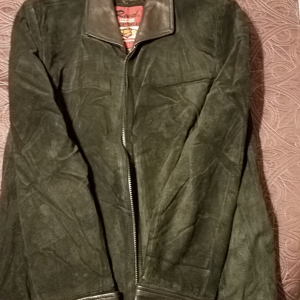 Reed  Dressy Suede Leather Jacket